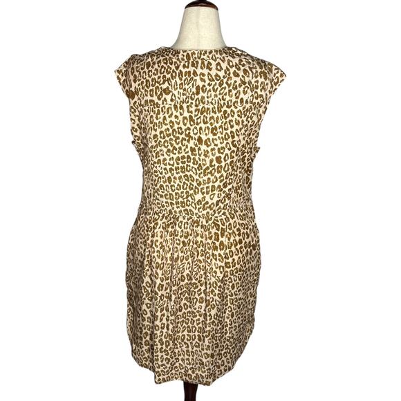 Anthropologie Pilcro Dress Size Large Leopard Print Lyocell Popover Tunic - Picture 3 of 9